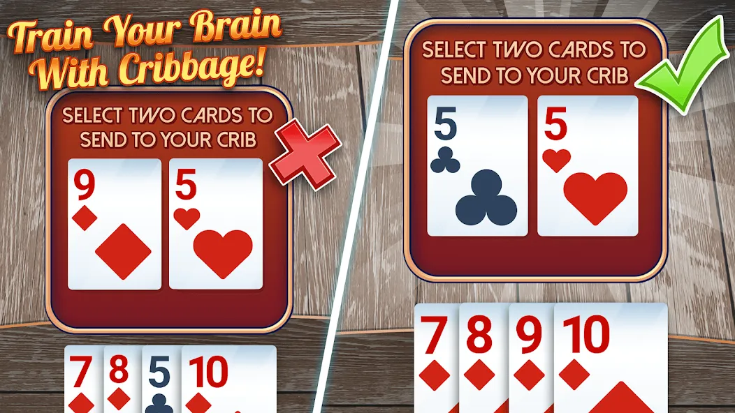 Скачать взломанную Ultimate Cribbage: Card Board (Ультимат Криббедж)  [МОД Меню] — стабильная версия apk на Андроид screen 3