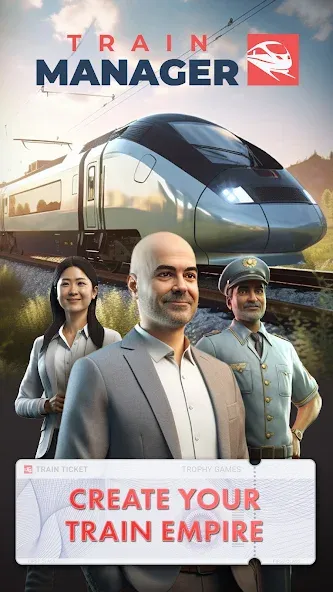 Скачать взломанную Train Manager — 2024 (Трейн Менеджер)  [МОД Unlocked] — стабильная версия apk на Андроид screen 1