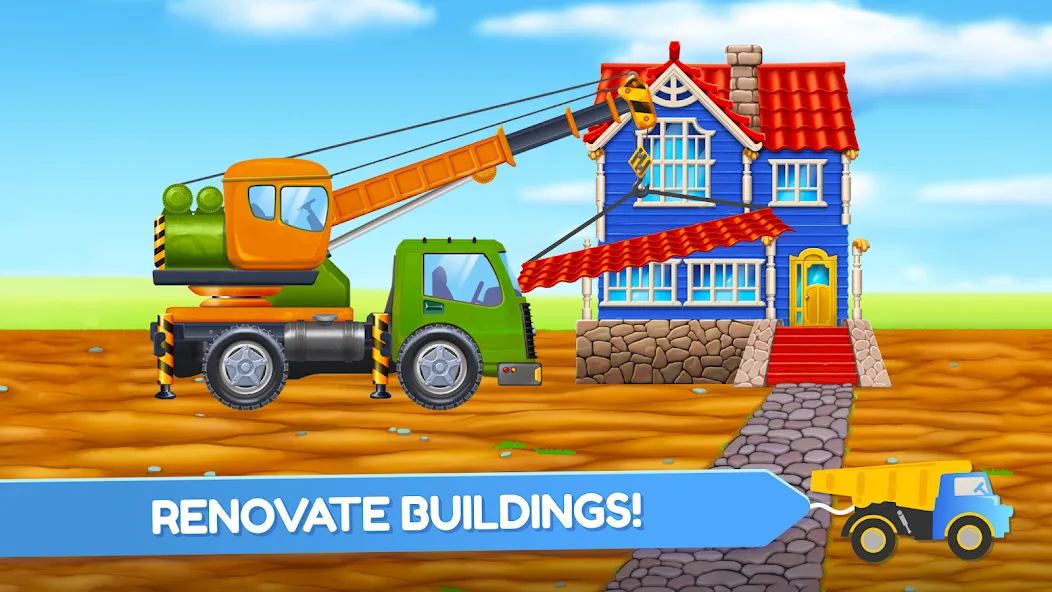 Скачать взлом Build a House: Building Trucks  [МОД Меню] — полная версия apk на Андроид screen 2