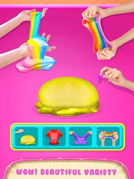 Скачать взлом Make Fluffy Slime Maker Game  [МОД Mega Pack] — последняя версия apk на Андроид screen 4