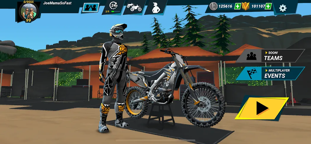 Взломанная Mad Skills Motocross 3 (Мэд Скиллз Мотокросс 3)  [МОД Unlocked] — стабильная версия apk на Андроид screen 4