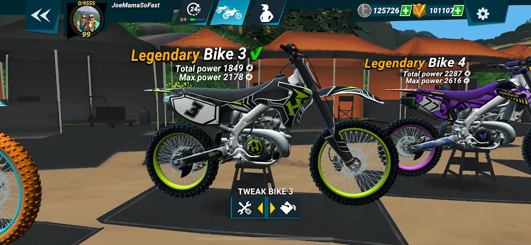 Взломанная Mad Skills Motocross 3 (Мэд Скиллз Мотокросс 3)  [МОД Unlocked] — стабильная версия apk на Андроид screen 5