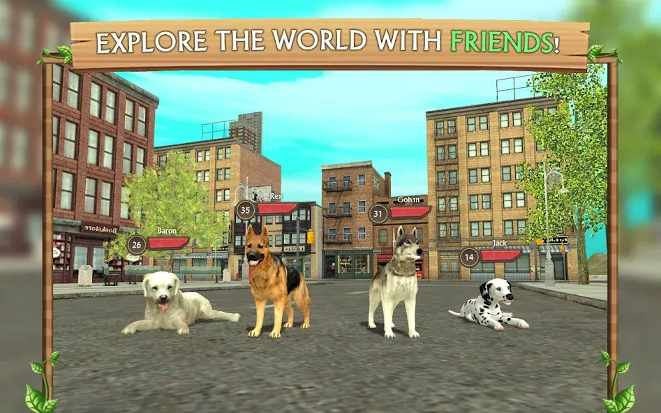 Скачать взломанную Dog Sim Online: Raise a Family  [МОД Бесконечные деньги] — последняя версия apk на Андроид screen 4