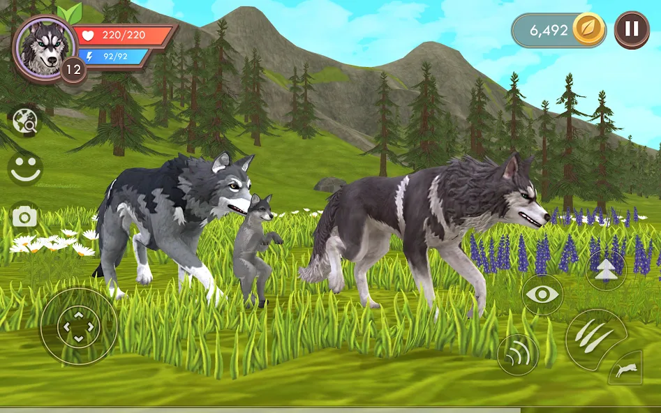 Скачать взлом WildCraft: Animal Sim Online (Уайлдкрафт)  [МОД Бесконечные монеты] — последняя версия apk на Андроид screen 1