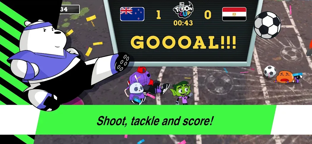 Взлом Toon Cup — Football Game  [МОД Все открыто] — стабильная версия apk на Андроид screen 5