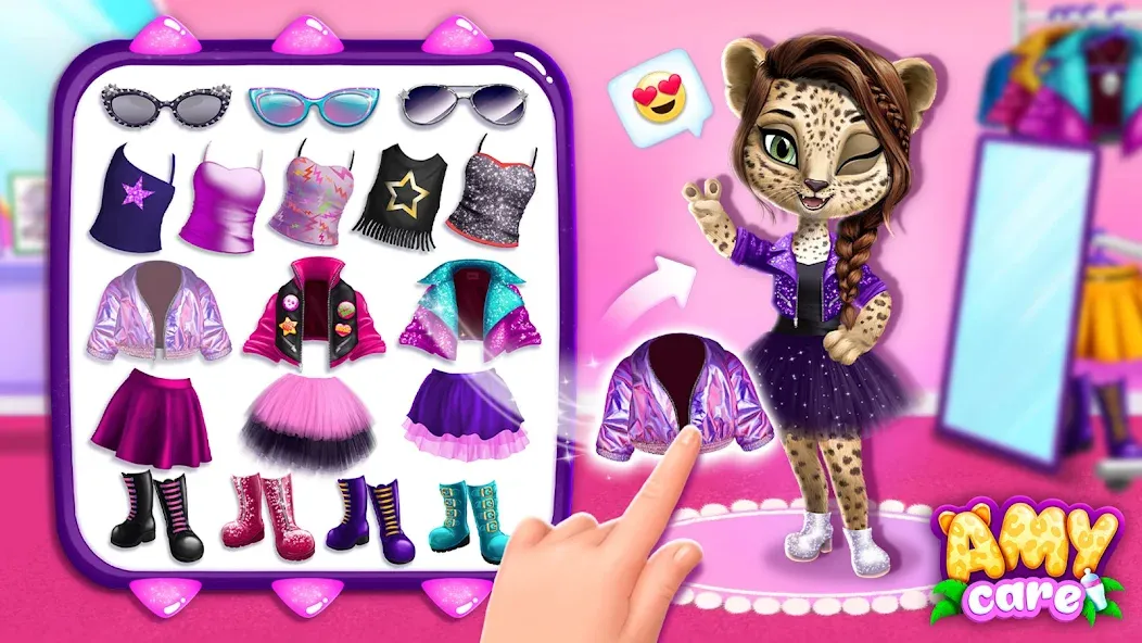 Взлом Amy Care — My Leopard Baby  [МОД Много денег] — последняя версия apk на Андроид screen 3