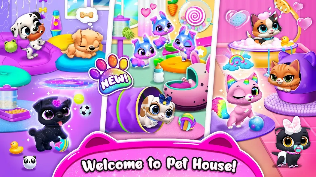 Взломанная Floof — My Pet House (Флооф)  [МОД Menu] — последняя версия apk на Андроид screen 4