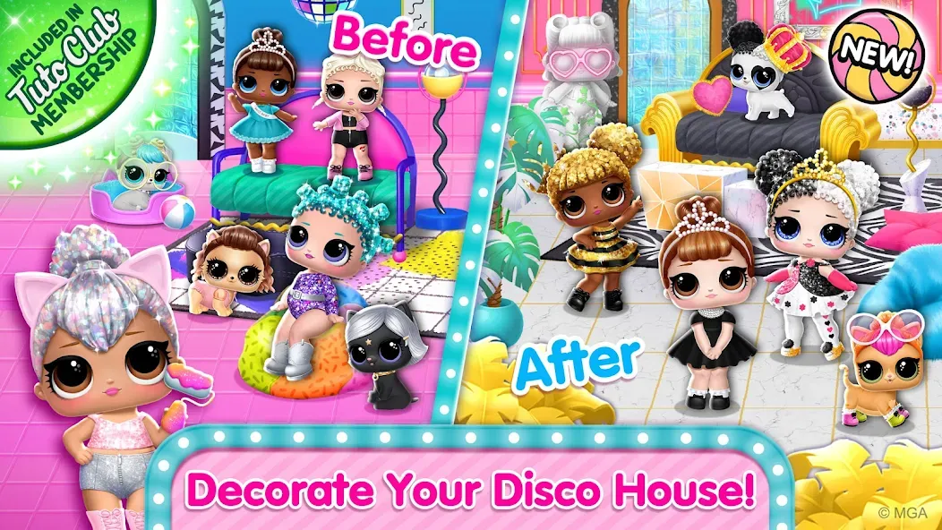 Взлом L.O.L. Surprise! Disco House  [МОД Меню] — полная версия apk на Андроид screen 1