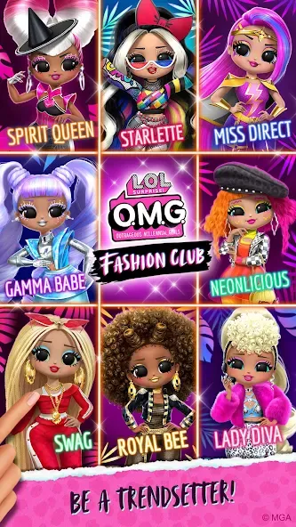 Скачать взлом LOL Surprise! OMG Fashion Club  [МОД Unlocked] — последняя версия apk на Андроид screen 2