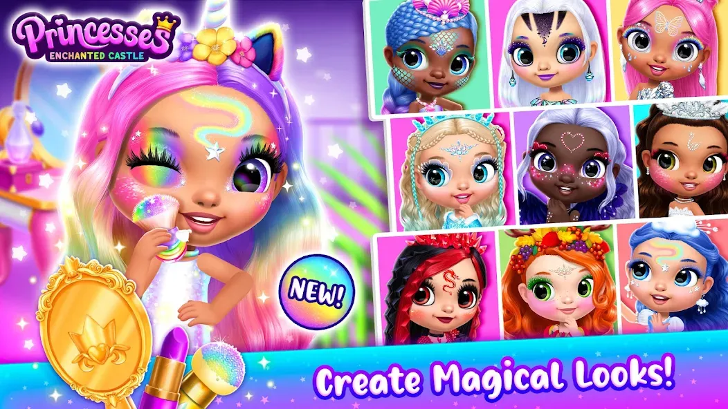 Скачать взлом Princesses — Enchanted Castle (Принцессы)  [МОД Unlocked] — стабильная версия apk на Андроид screen 4