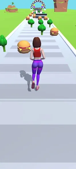 Скачать взломанную Twerk Race 3D: Belly Body Run (Тверк Рейс 3D)  [МОД Меню] — полная версия apk на Андроид screen 1