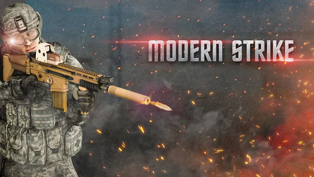 Скачать взломанную Modern Commando FPS Army Games  [МОД Unlimited Money] — последняя версия apk на Андроид screen 1