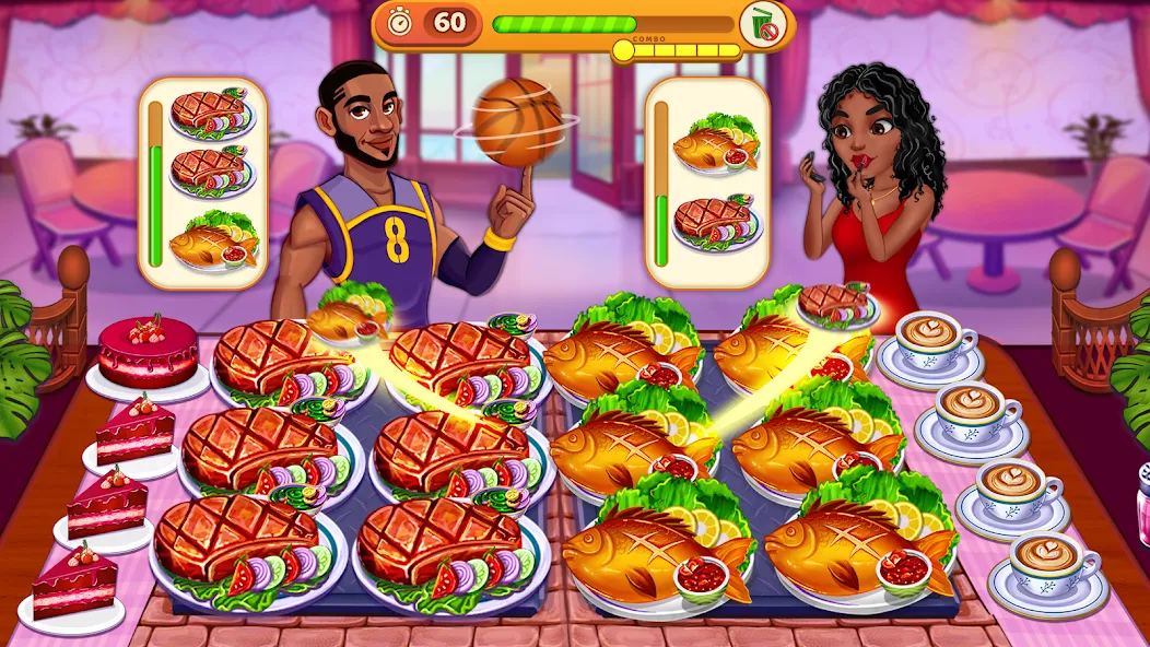 Скачать взломанную Cooking Max: Restaurant Games (Кукинг Макс)  [МОД Бесконечные деньги] — стабильная версия apk на Андроид screen 5