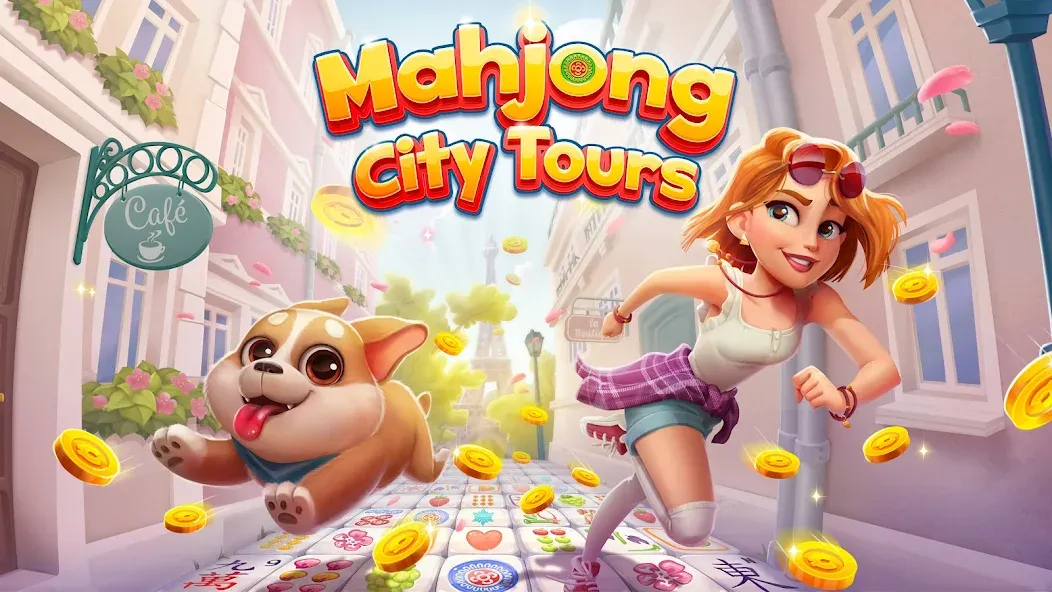 Взлом Mahjong City Tours: Tile Match (Маджонг Сити Турс)  [МОД Menu] — стабильная версия apk на Андроид screen 1