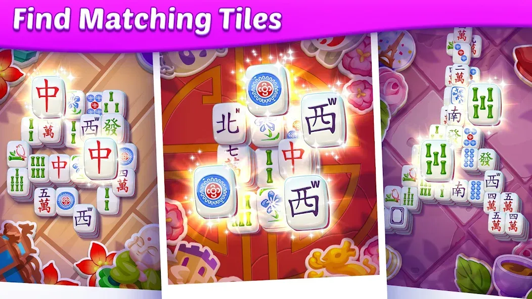 Взлом Mahjong City Tours: Tile Match (Маджонг Сити Турс)  [МОД Menu] — стабильная версия apk на Андроид screen 2