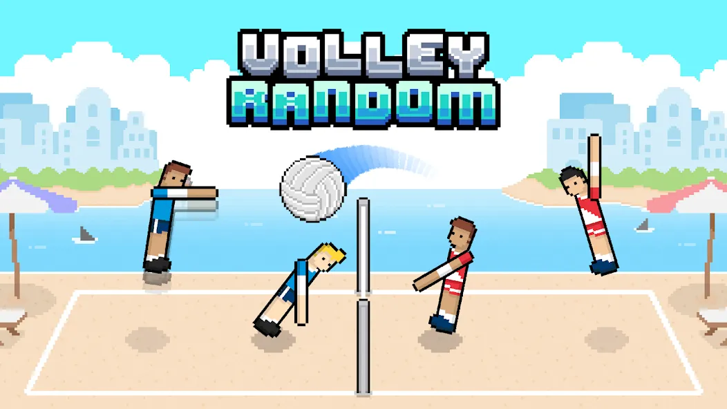 Скачать взломанную Volley Random (Воллей Рэндом)  [МОД Mega Pack] — полная версия apk на Андроид screen 1