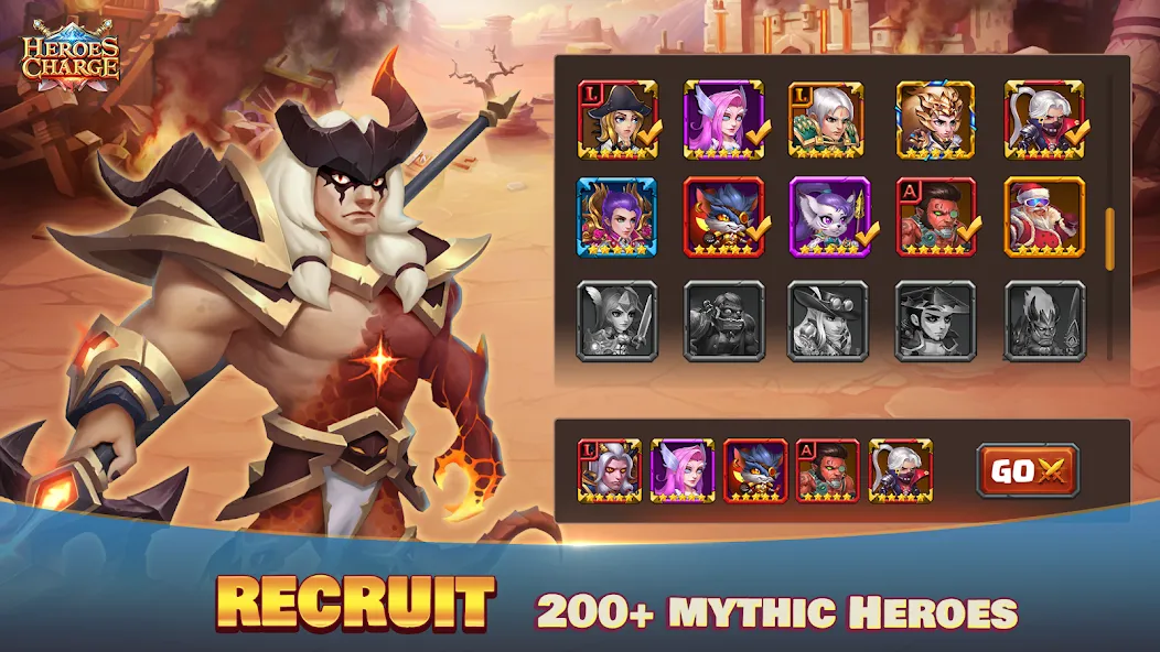 Взломанная Heroes Charge (Хироес Чардж)  [МОД Unlimited Money] — полная версия apk на Андроид screen 4