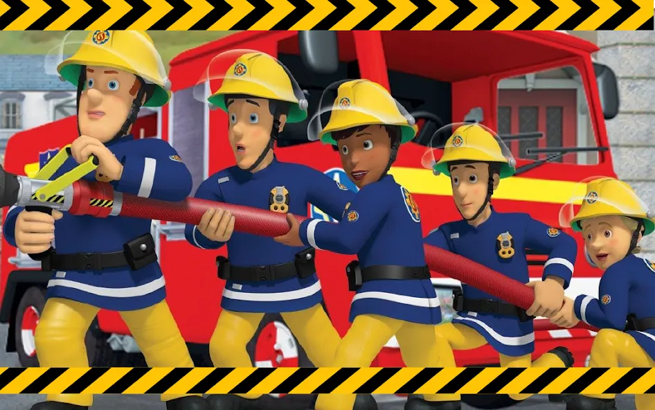 Взломанная Fireman sam Truck rescue (Пожарный Сэм и спасение на грузовике)  [МОД Много монет] — полная версия apk на Андроид screen 1