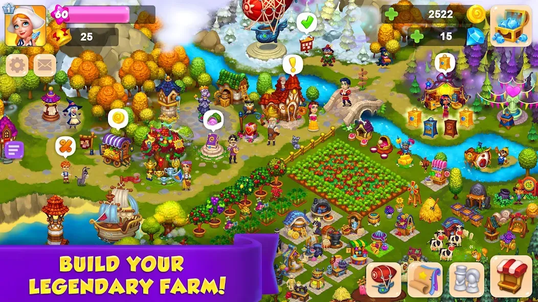 Скачать взлом Royal Farm (Ройал Фарм)  [МОД Unlimited Money] — стабильная версия apk на Андроид screen 1