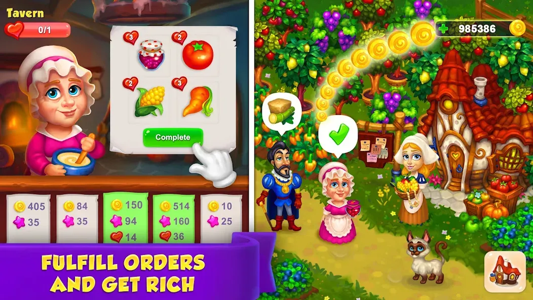 Скачать взлом Royal Farm (Ройал Фарм)  [МОД Unlimited Money] — стабильная версия apk на Андроид screen 3