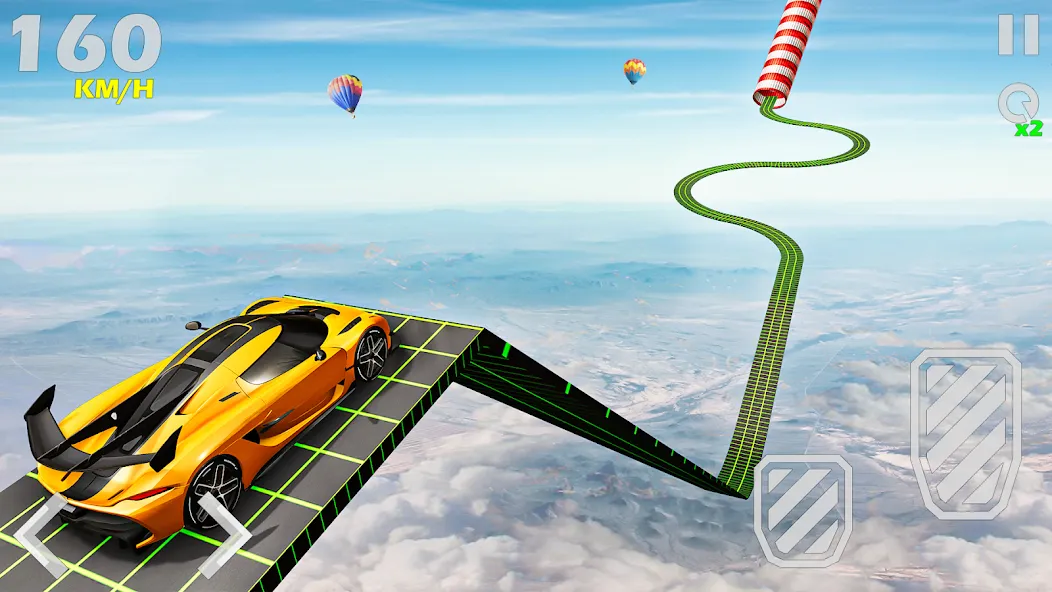 Скачать взлом Mega Ramp Car Games Car Stunts  [МОД Unlimited Money] — стабильная версия apk на Андроид screen 4