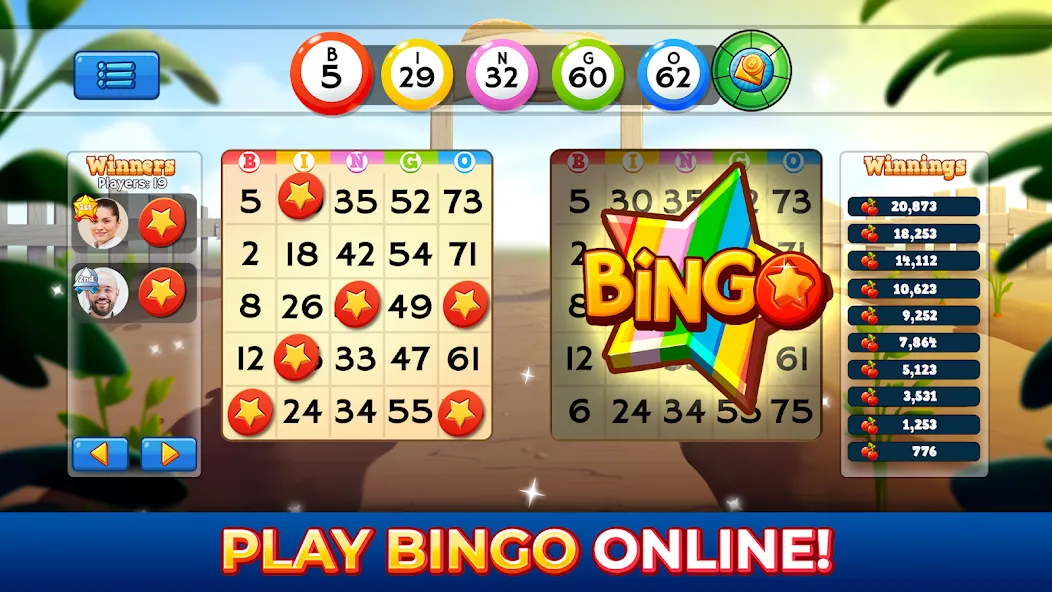 Взлом Bingo Pop: Play Live Online (Бинго Поп)  [МОД Бесконечные монеты] — последняя версия apk на Андроид screen 1