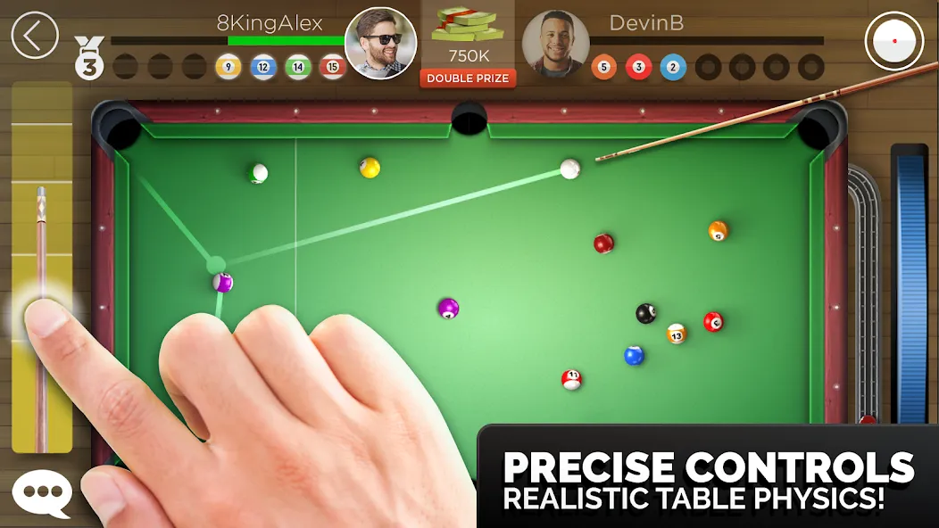 Взломанная Kings of Pool — Online 8 Ball (Кингс оф Пул)  [МОД Все открыто] — стабильная версия apk на Андроид screen 2