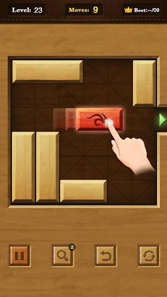 Взломанная Unblock Red Wood  [МОД Бесконечные монеты] — стабильная версия apk на Андроид screen 1