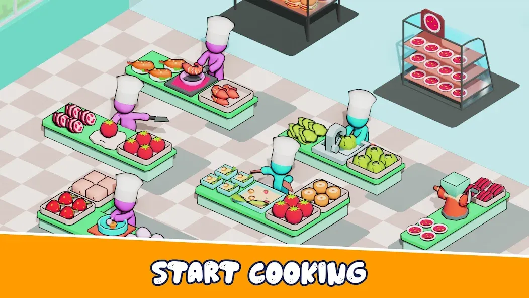 Скачать взломанную Kitchen Fever: Food Tycoon (Китчен Фивер)  [МОД Бесконечные деньги] — полная версия apk на Андроид screen 3