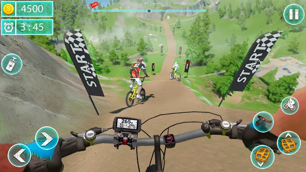 Взломанная MTB Downhill: BMX Racer  [МОД Mega Pack] — полная версия apk на Андроид screen 5