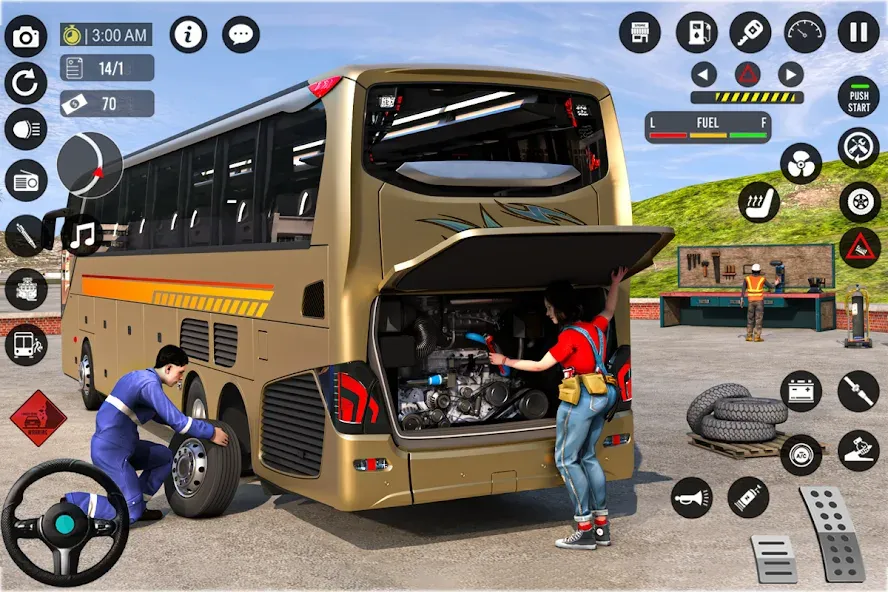 Скачать взлом Bus Simulator 3D: Bus Games (Бус Симулятор 3Д)  [МОД Mega Pack] — последняя версия apk на Андроид screen 5