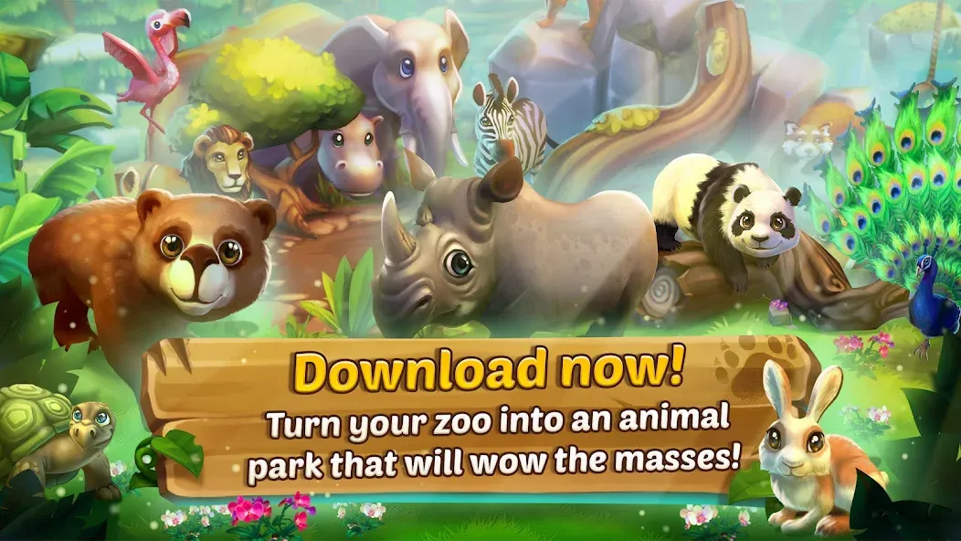 Скачать взлом Zoo 2: Animal Park (Зу 2)  [МОД Unlocked] — последняя версия apk на Андроид screen 4