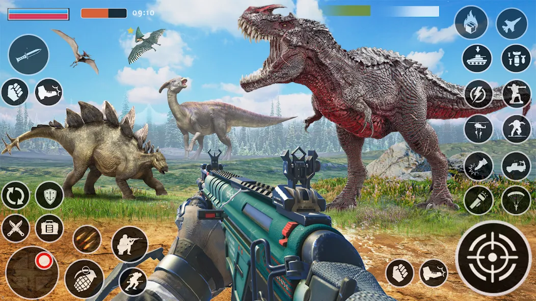 Взлом Wild Dino Hunting: Zoo Hunter (Дино Хантер)  [МОД Unlimited Money] — полная версия apk на Андроид screen 2