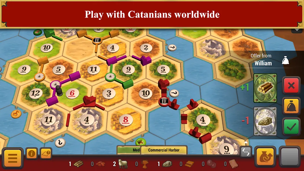 Взломанная Catan Universe (Катан Юниврс)  [МОД Mega Pack] — последняя версия apk на Андроид screen 4