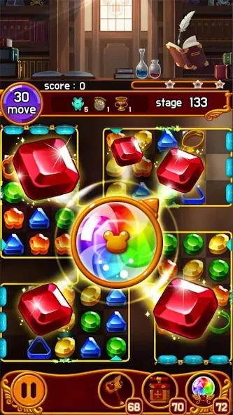 Скачать взлом Jewel Magic Castle (Джуэл Мэджик Кэсл)  [МОД Меню] — стабильная версия apk на Андроид screen 1