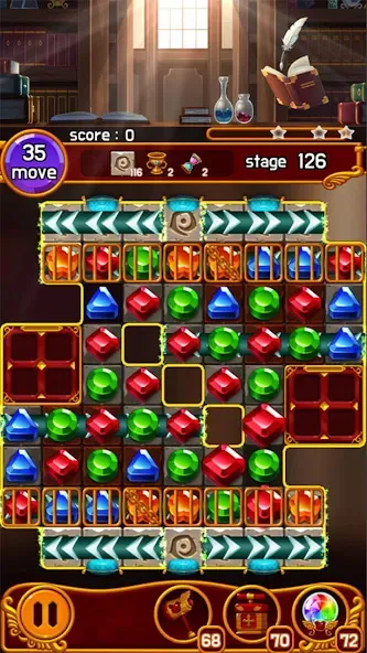 Скачать взлом Jewel Magic Castle (Джуэл Мэджик Кэсл)  [МОД Меню] — стабильная версия apk на Андроид screen 3