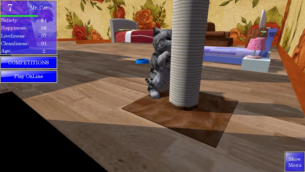 Взломанная Cute Pocket Cat 3D (Сьют Покет Кэт 3Д)  [МОД Меню] — последняя версия apk на Андроид screen 5