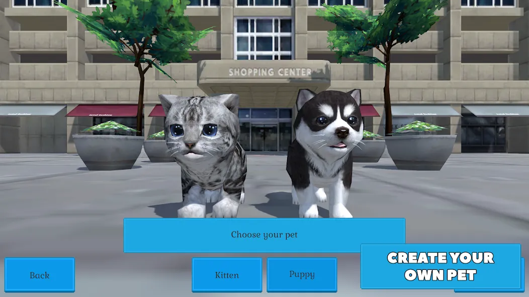 Взлом Cute Pocket Cat And Puppy 3D (Кьют Покет Кэт Энд Паппи 3Д)  [МОД Много денег] — стабильная версия apk на Андроид screen 1