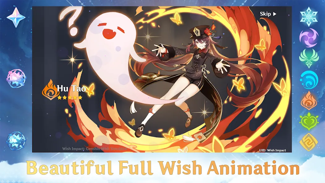 Скачать взломанную Wish Impact: Genshin Wish Sim (Уиш Импакт)  [МОД Menu] — стабильная версия apk на Андроид screen 1