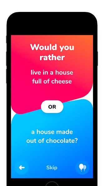 Скачать взломанную Dilemmaly — Would you rather?  [МОД Все открыто] — последняя версия apk на Андроид screen 3