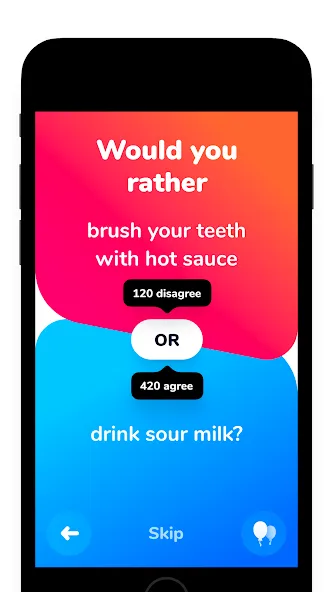 Скачать взломанную Dilemmaly — Would you rather?  [МОД Все открыто] — последняя версия apk на Андроид screen 5