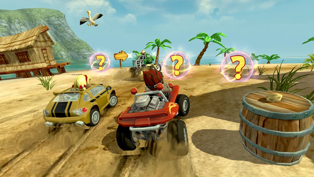 Скачать взломанную Beach Buggy Racing (Бич Багги Рейсинг)  [МОД Menu] — полная версия apk на Андроид screen 3