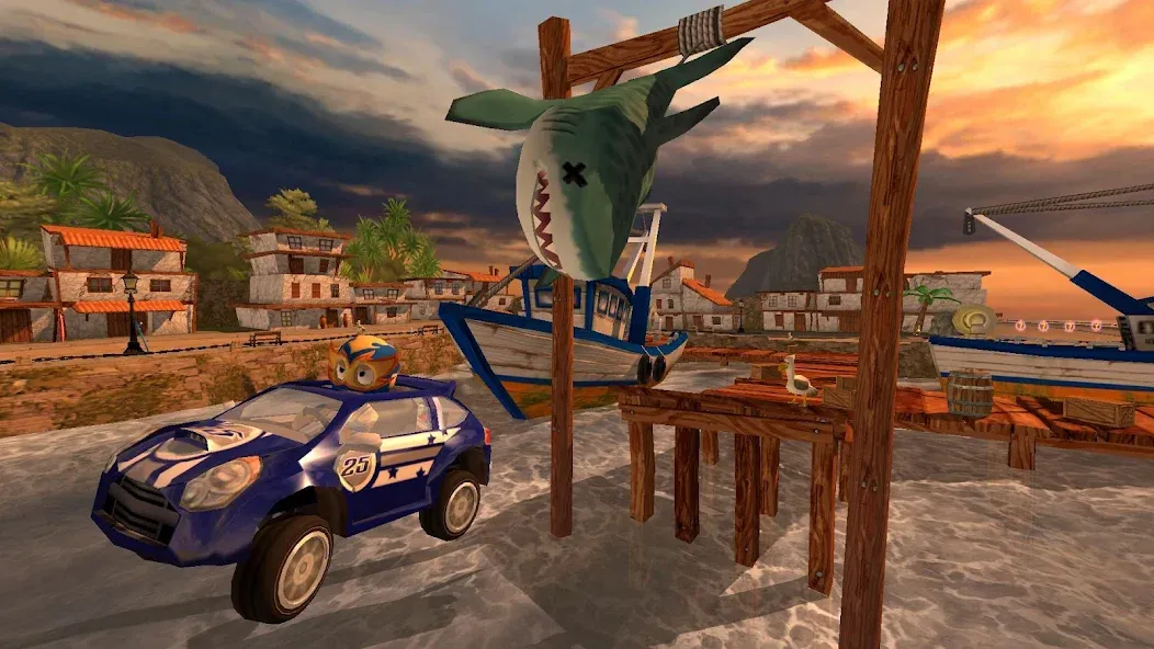 Скачать взломанную Beach Buggy Racing (Бич Багги Рейсинг)  [МОД Menu] — полная версия apk на Андроид screen 5