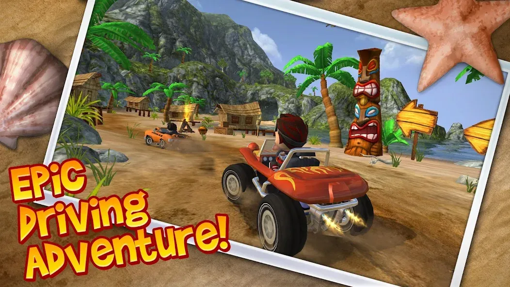 Скачать взломанную Beach Buggy Blitz (Бич Багги Блиц)  [МОД Unlocked] — полная версия apk на Андроид screen 1