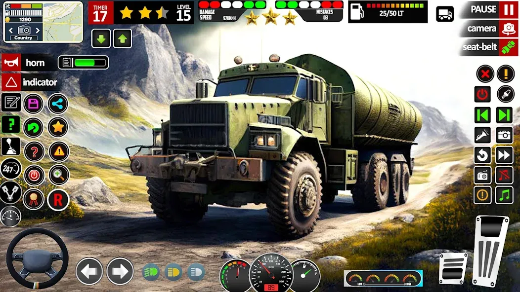 Взломанная Army Truck Transport Game 2023  [МОД Unlimited Money] — полная версия apk на Андроид screen 1