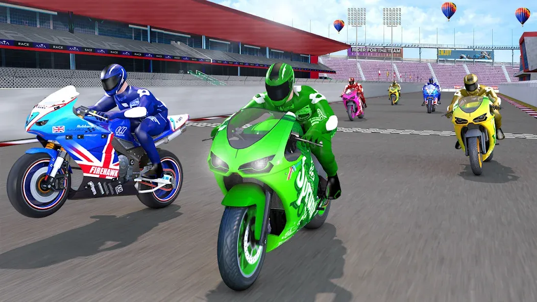 Взломанная 3D Bike Racing Games Offline  [МОД Unlocked] — последняя версия apk на Андроид screen 4