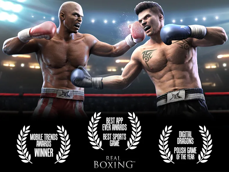 Скачать взломанную Real Boxing – Fighting Game (Реал Боксинг)  [МОД Unlocked] — стабильная версия apk на Андроид screen 2