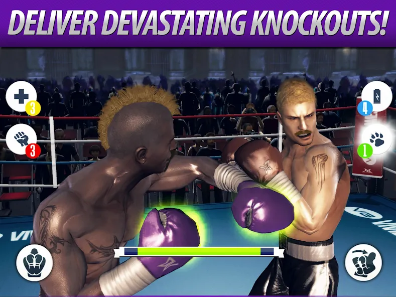 Скачать взломанную Real Boxing – Fighting Game (Реал Боксинг)  [МОД Unlocked] — стабильная версия apk на Андроид screen 3