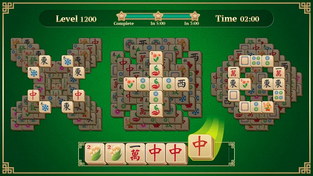 Скачать взлом Mahjong Solitaire: 3 Tiles (Маджонг Классик)  [МОД Много денег] — последняя версия apk на Андроид screen 1