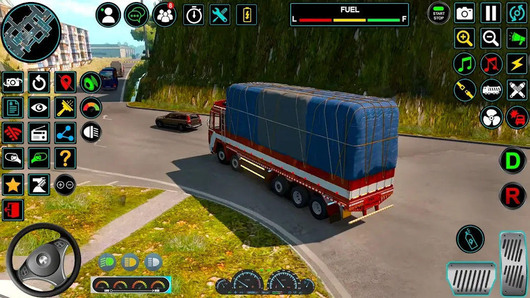 Скачать взломанную Indian Truck Offroad Cargo Sim (Индийский грузовик   )  [МОД Все открыто] — последняя версия apk на Андроид screen 2